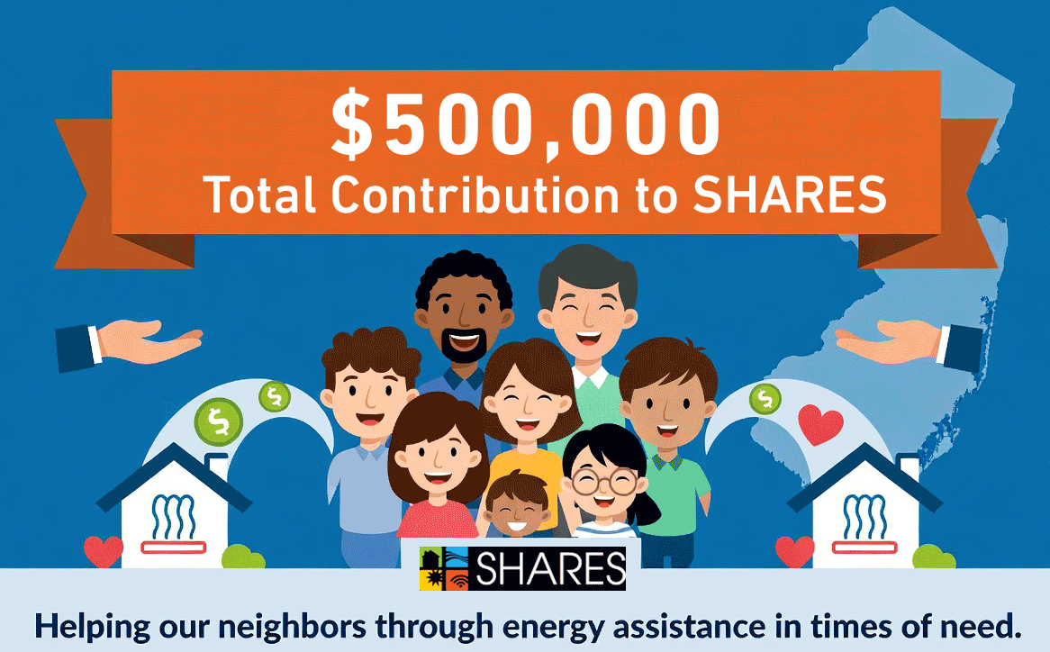 Five Hundred Thousand dollars in total contributions to NJ Shares