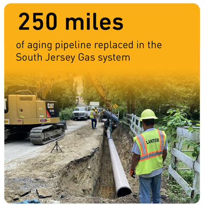 250 miles of aging pipeline replaced in South Jersey Gas system